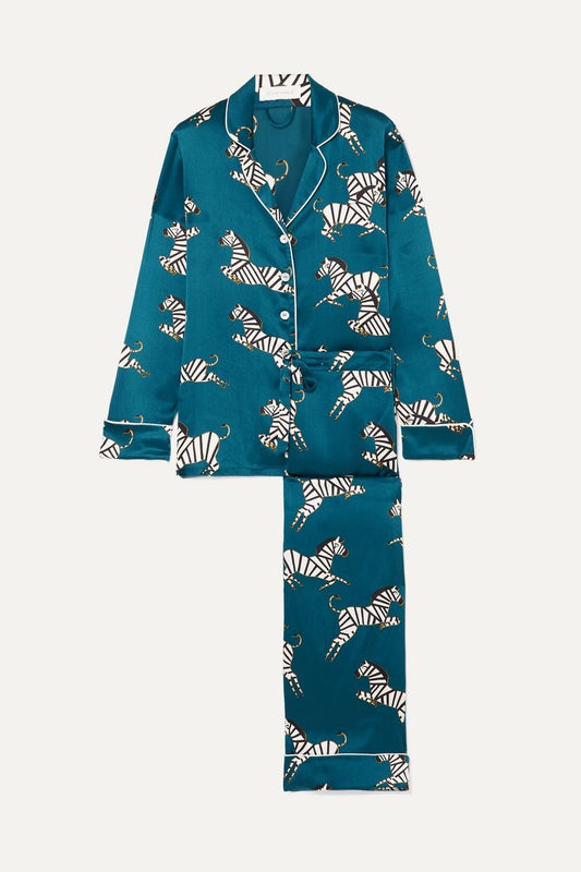 Turquoise Zebra - Premium Pyjama Set